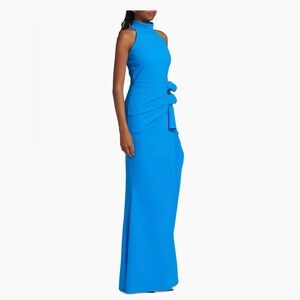 Chiara Boni blue dress worn once. Has been dry cleaned. Size 10 in US